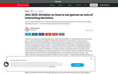 A Series Of Interesting Choices