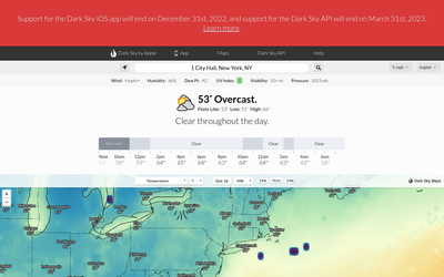 Dark Sky Weather
