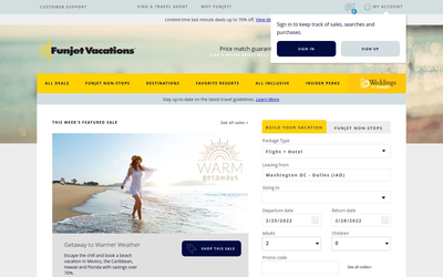 Funjet Vacations