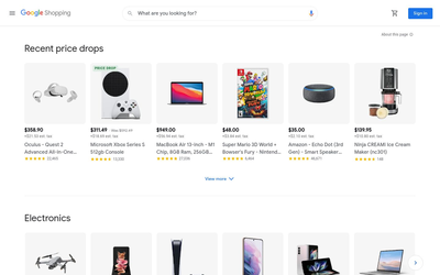 Google shopping