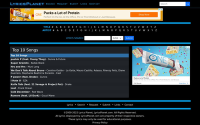 Lyrics Planet